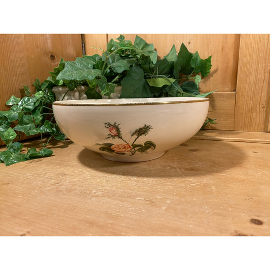 Vintage Pink Floral Mixing Bowl | Universal Cambridge | Pink Roses | Oven Proof Baking Dish | Shabby Chic Kitchen Decor | Cottagecore Decor
