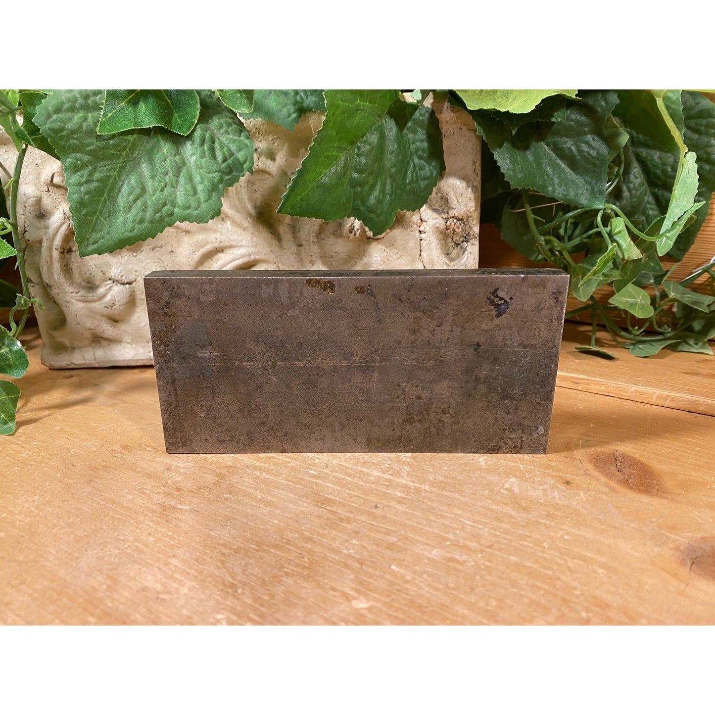 Vintage Oliff and Berridge Metal Letterpress Print Block | Vintage Metal Printing Block | Print Block