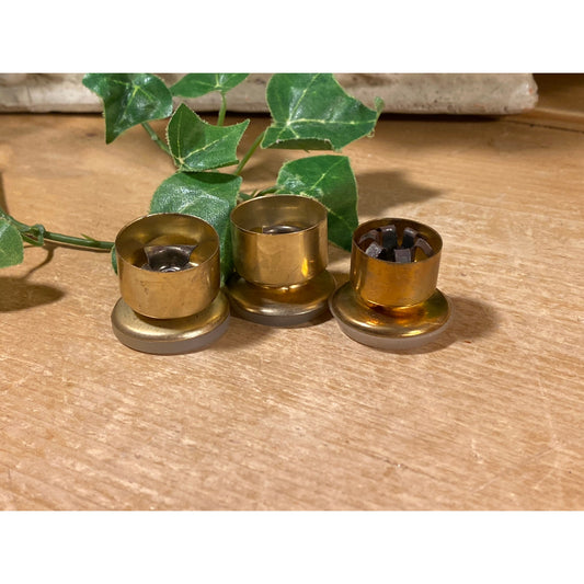 Vintage Metal Chair or Table Feet | Midcentury Modern Furniture | Metal Feet for Vintage Chairs or Tables | Replacement Parts | 1970s Decor