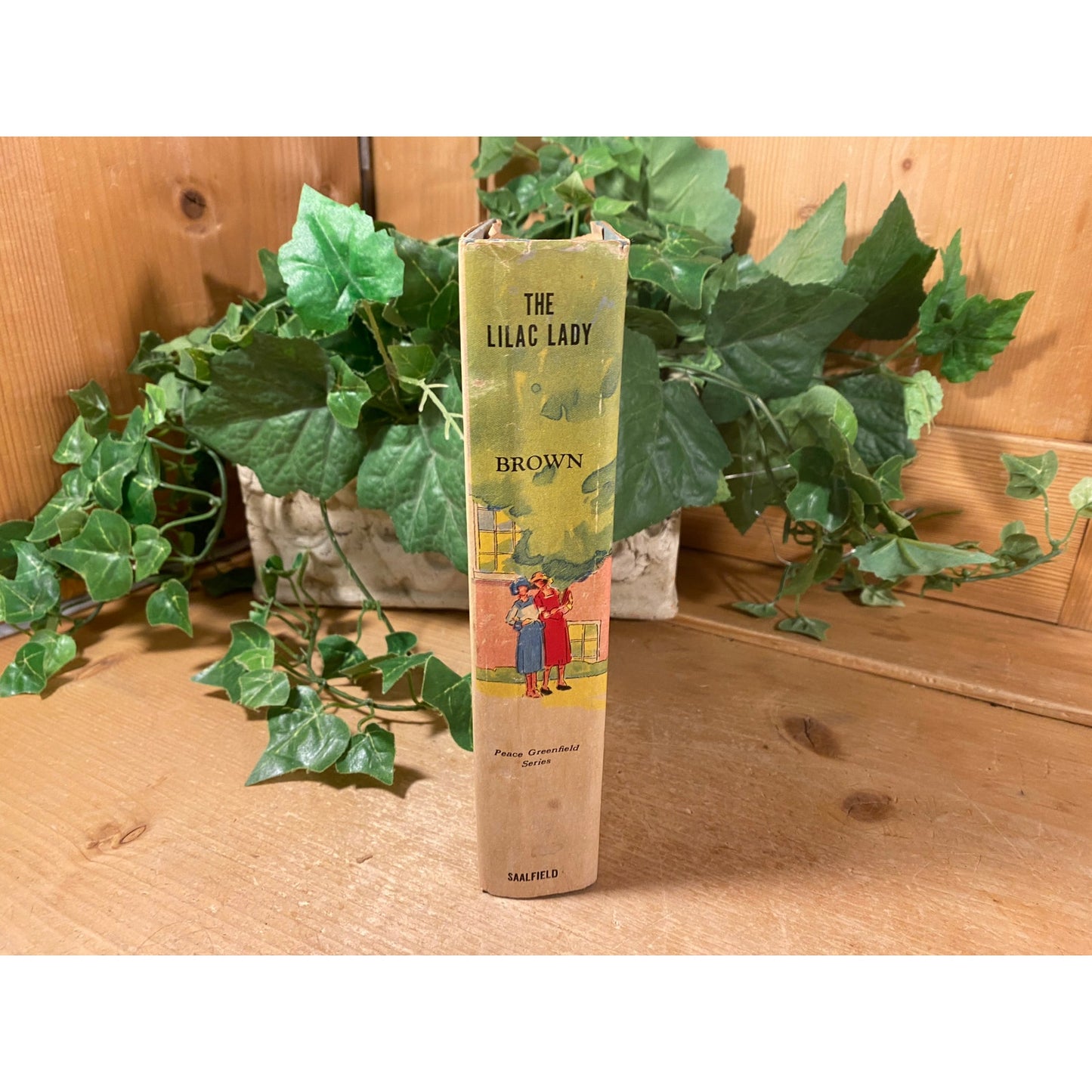 Vintage Book: The Lilac Lady | 1937 | Ruth Brown MacArthur | Fiction Novel | Hardcover Book | Greenfield Sisters | Saalfield Publishing