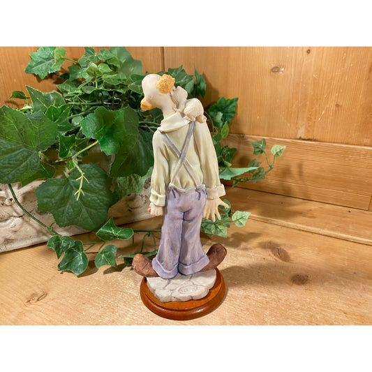 Vintage Ceramic Clown Figurine with Cat | Hobo Clown With Cat On His Shoulder | Clowns | Midcentury Modern Shelf Decor | Circus Collectible