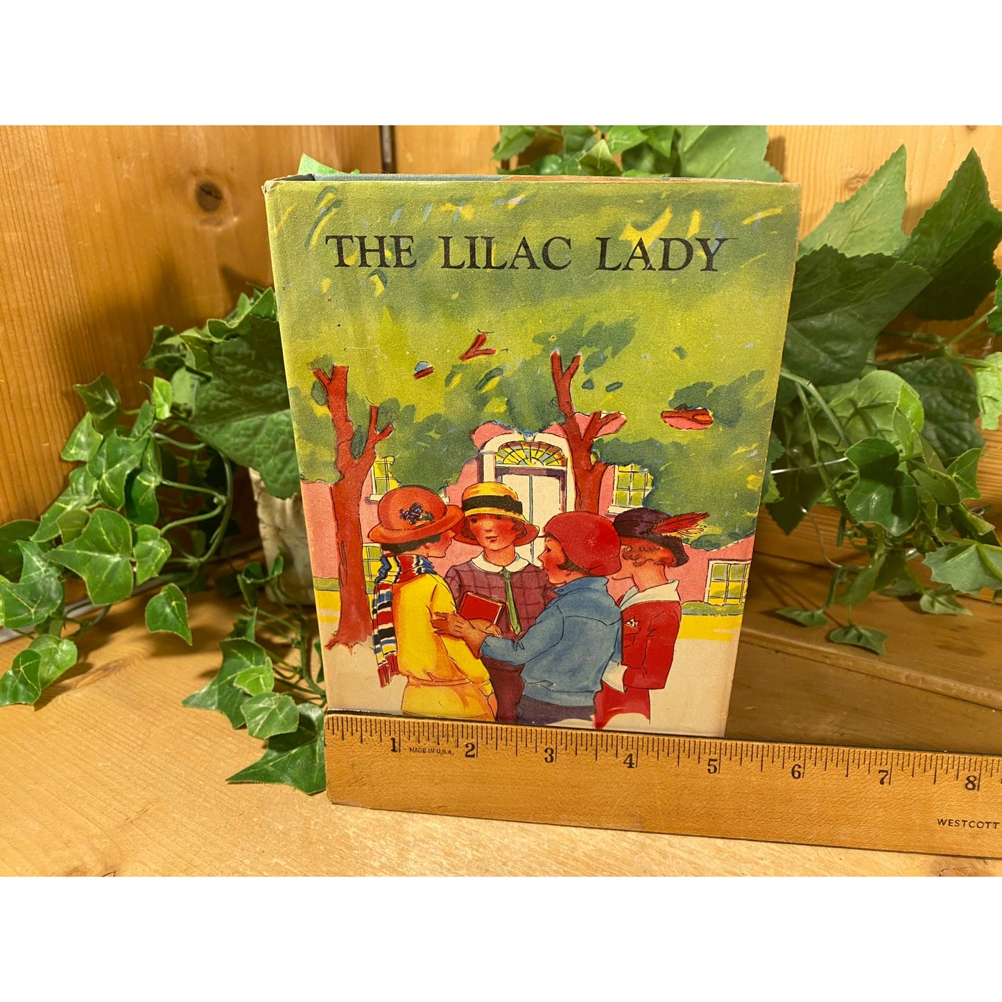 Vintage Book: The Lilac Lady | 1937 | Ruth Brown MacArthur | Fiction Novel | Hardcover Book | Greenfield Sisters | Saalfield Publishing