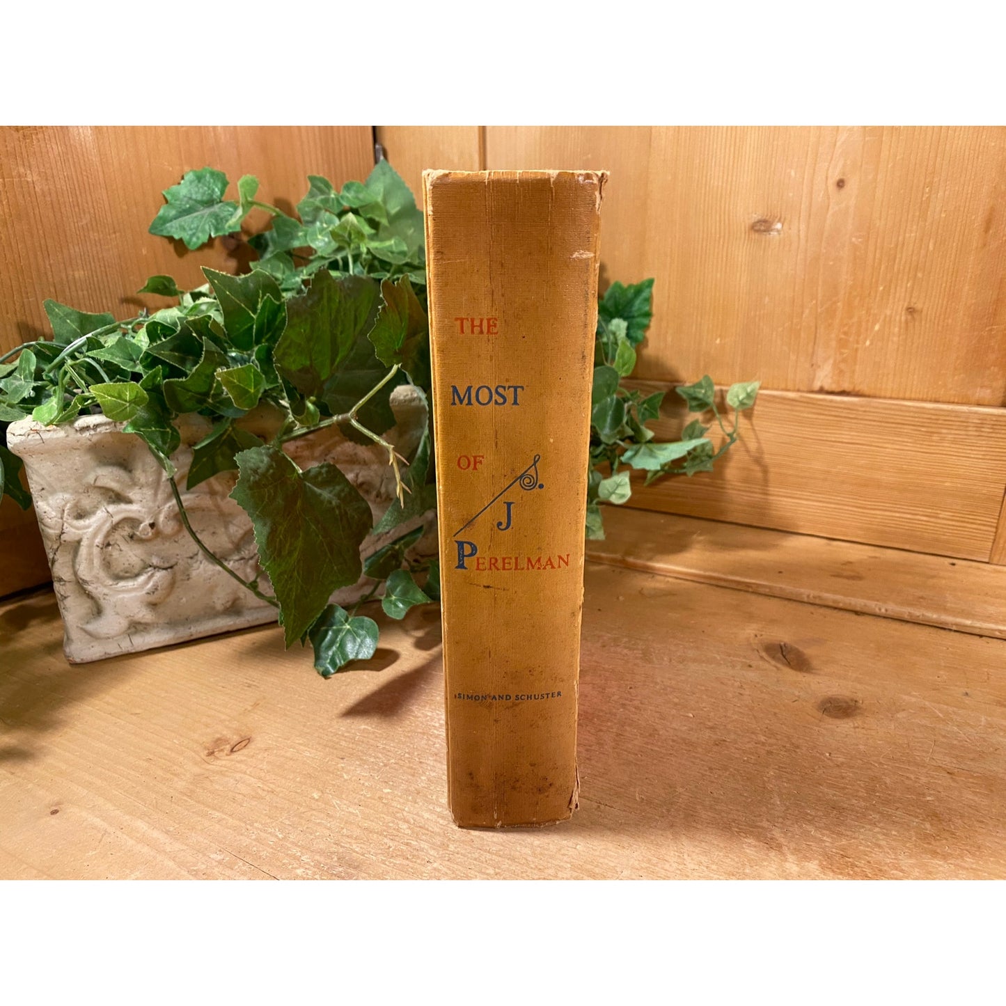 Vintage Book: The Most of S.J. Perelman | 1958 | Hardcover | Sidney Joseph Perelman | 1930s | Compellation of Perelman's Comic Writings