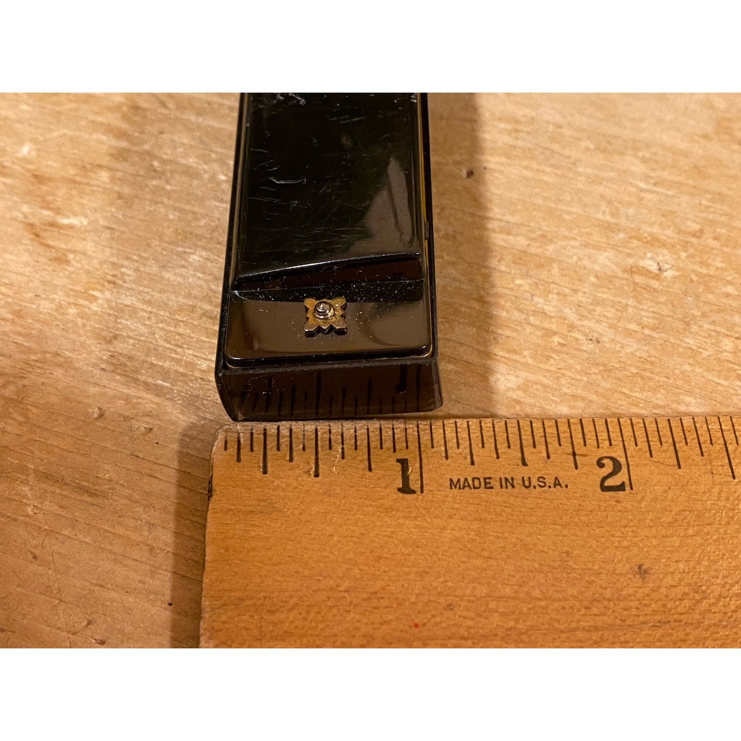 Vintage Black Harmonica | Vintage Musical Instrument | Mouth Harmonica | Vintage Instrument