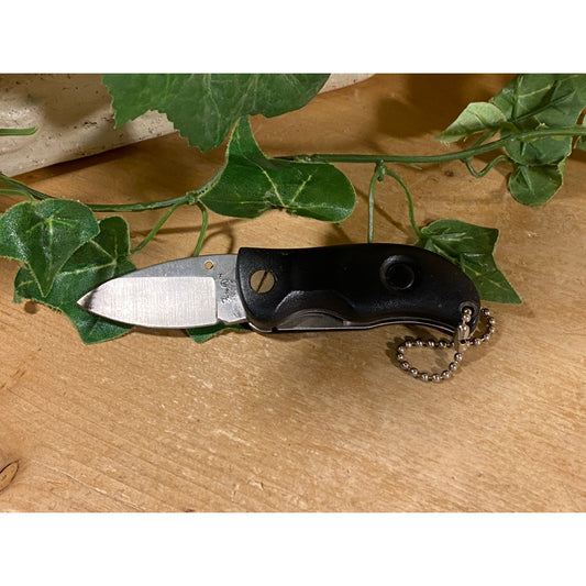 Vintage Fury Pocket Knife with Black Handle | 16085 | Lock Blade | Folding Pocket Knife with Stainless Steel Blade | Camping | Fishing