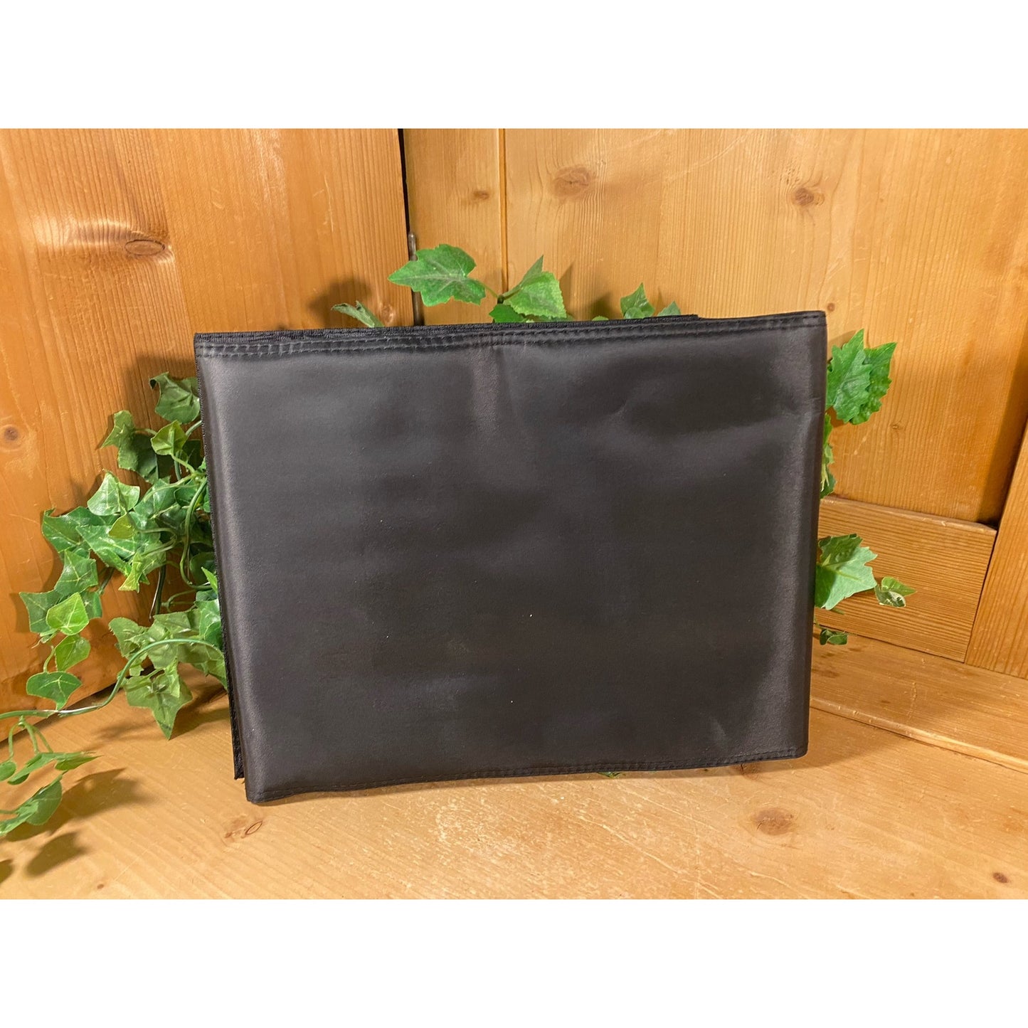 Vintage Mary Kay Cosmetics Travel Bag | New Old Stock | Black Roll-Up Make Up Case | Black Travel Bag with Clear Zippered Sections