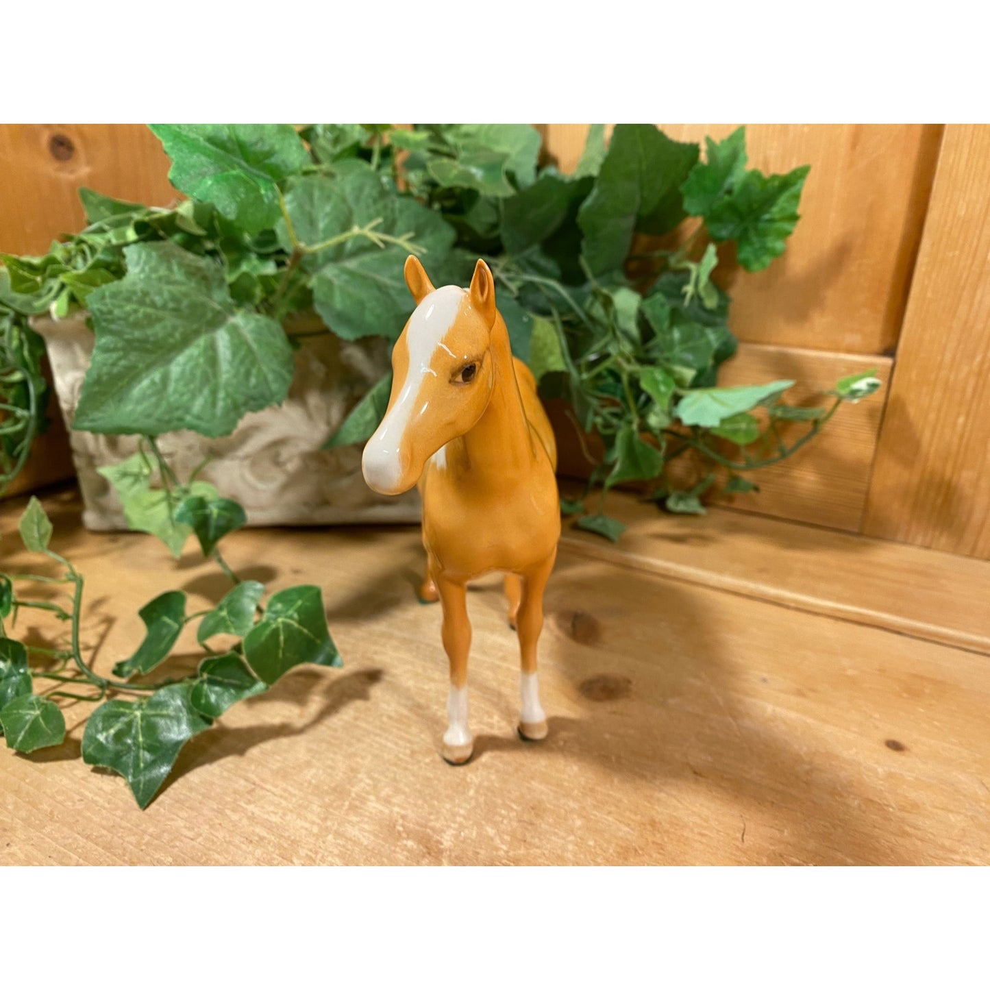 Vintage Beswick Xayal Arab Stallion | Gloss Palamino by Arthur Gredington | Made In England | Collectible Arabian Horse Figurine | Farmhouse