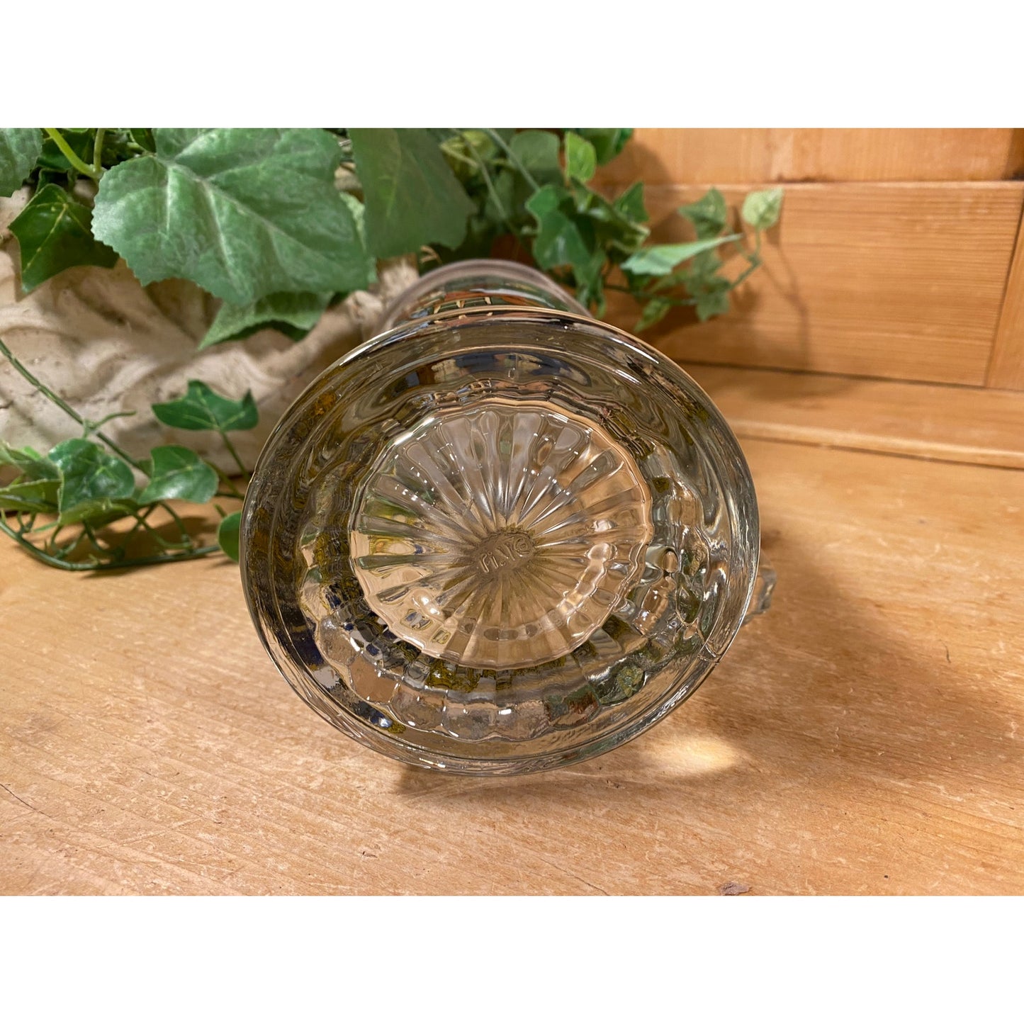 Vintage BMF Glass Beer Stein | Berndorf Metallwaren Fabrik | Glass Beer Mug with Pewter Lid and Handle | Academia | Traditional German Stein