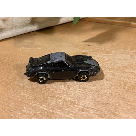 Vintage 1974 Hot Wheels Black Porsche 911 | Hot Wheels | P-911 | Die-Cast Black Porsche 911 Hotwheels Toy Car  | Collectible 1970s Toy Car
