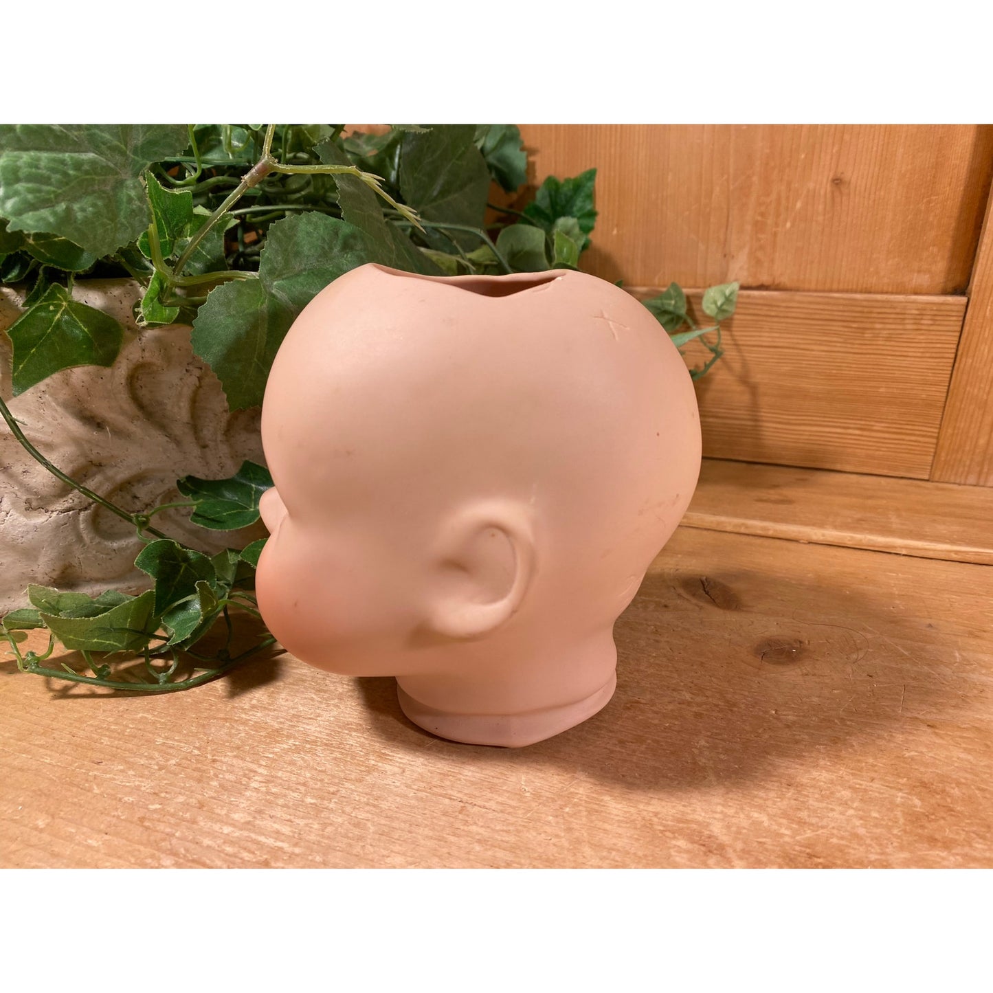 Vintage Porcelain Doll Head with Blue Eyes | Brook | Jones Mold Co. | Dorene Van Ausdal | 1990 | Doll Artist | Doll Making Supplies | Dolls