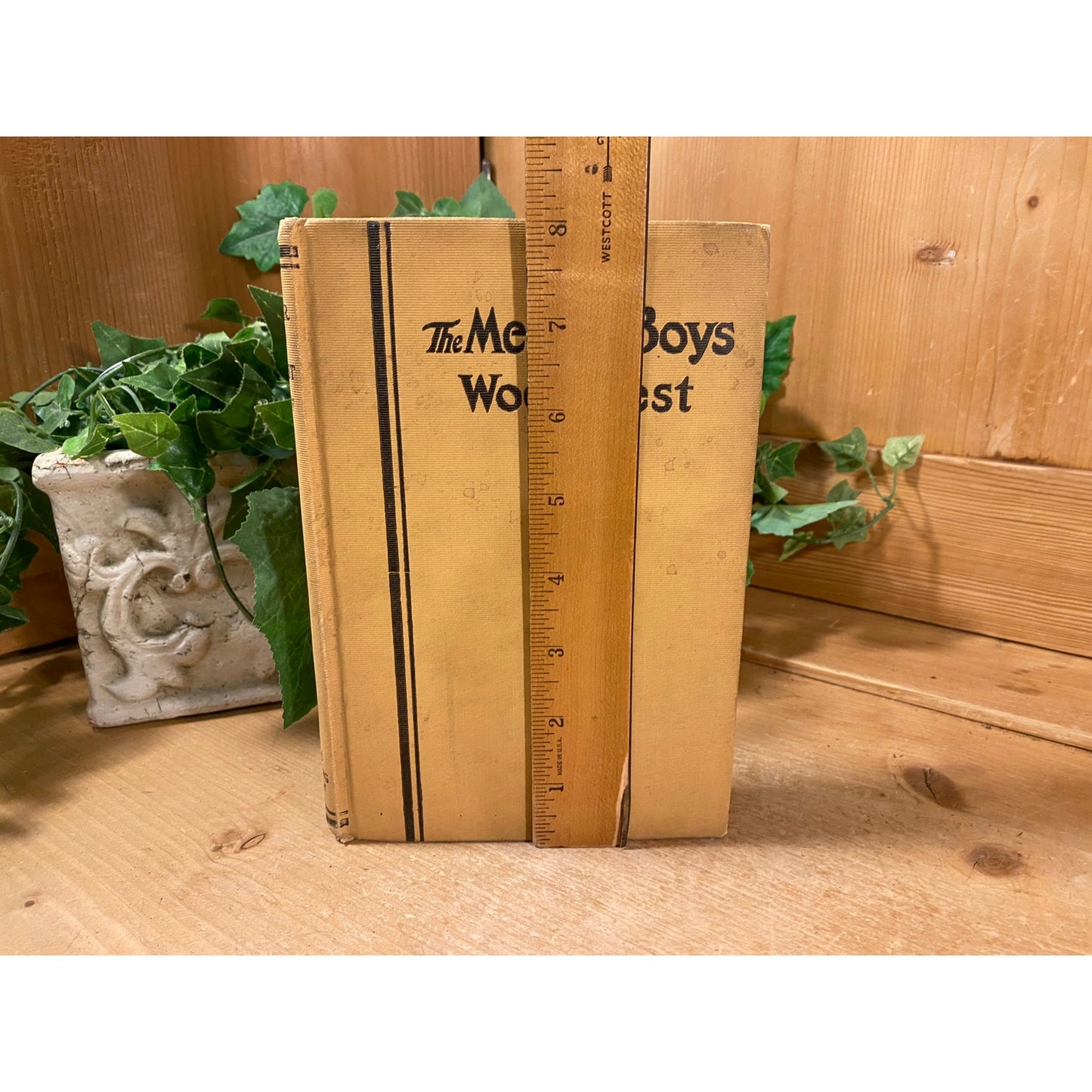 Vintage Book: The Mercer Boys At Woodcrest | Capwell Wyckoff | Fiction Novel | Hardcover Book | Mystery Novel for Young Readers | Military