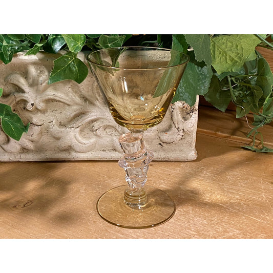 Vintage Morgantown Knickerbocker Top Hat Cocktail Glass | Midcentury Modern Kitchen Decor | MCM Barware | Fancy Cocktail Glass | Home Bar