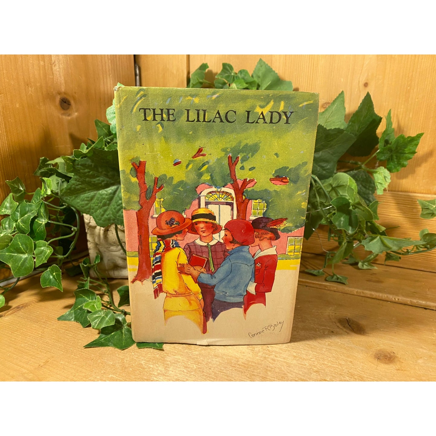 Vintage Book: The Lilac Lady | 1937 | Ruth Brown MacArthur | Fiction Novel | Hardcover Book | Greenfield Sisters | Saalfield Publishing