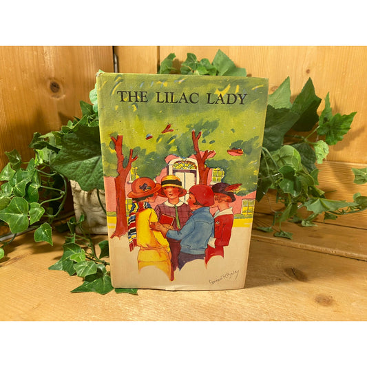 Vintage Book: The Lilac Lady | 1937 | Ruth Brown MacArthur | Fiction Novel | Hardcover Book | Greenfield Sisters | Saalfield Publishing