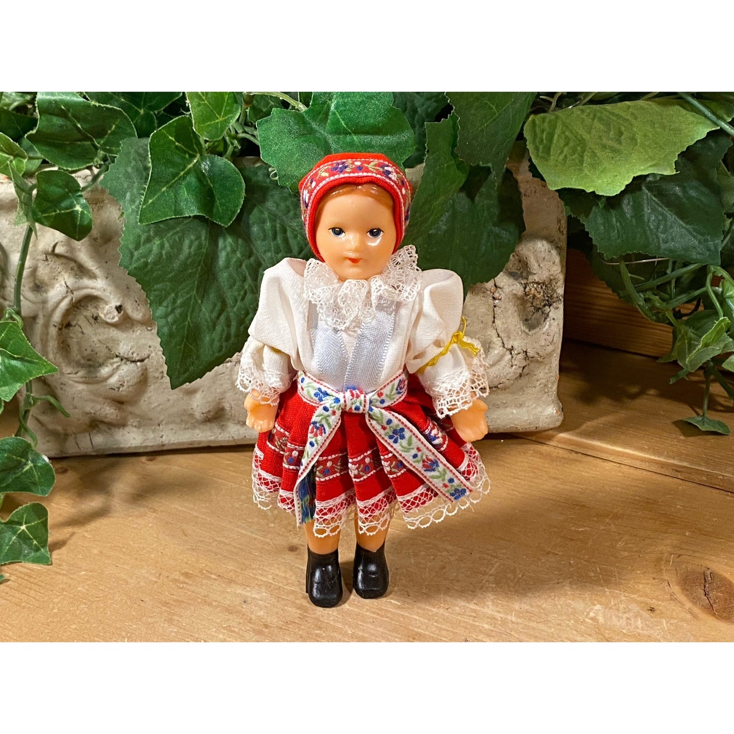 Vintage Scandinavian Doll with Traditional Folk Dress | Norwegian Doll | Swedish Doll In Traditional Folk Dress | 1970s Doll | Scandinavian