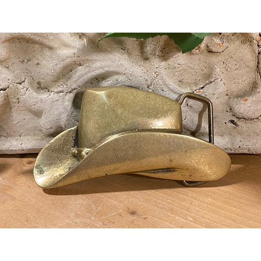 Vintage Metal Cowboy Hat Belt Buckle | Cowgirl Belt Buckle | Western Wear Womens Fashion | Metal Guitar Belt Buckle | Womens Western Fashion