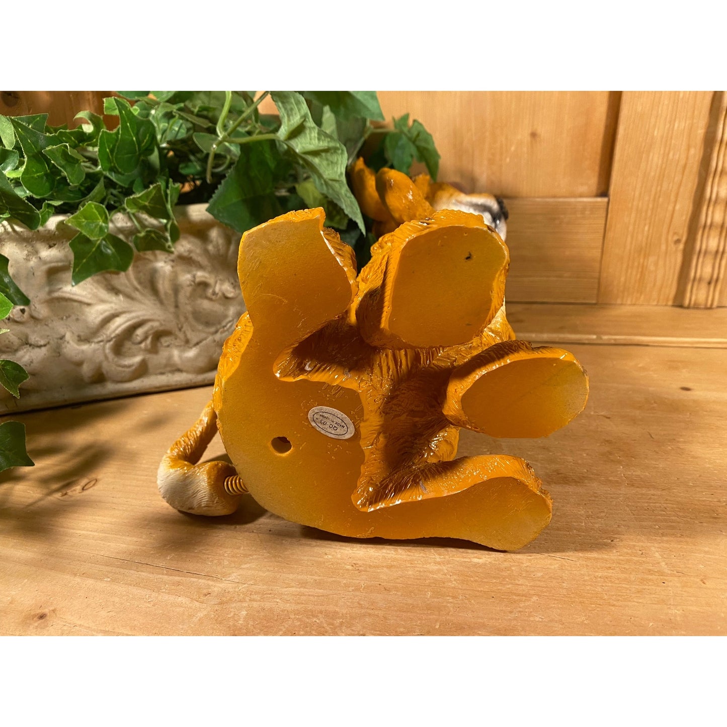 Vintage Bobblehead Dog with Swallowed Bone | Twisted Whiskers | American Greetings | Cottagecore Shelf Decor | Collectible Dog Figurine