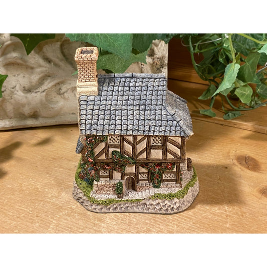Vintage David White Ceramic House Figurine | Cooper's Cottage | 1985 | Retired | David Winter | Cottagecore Decor | Collectible Figurine