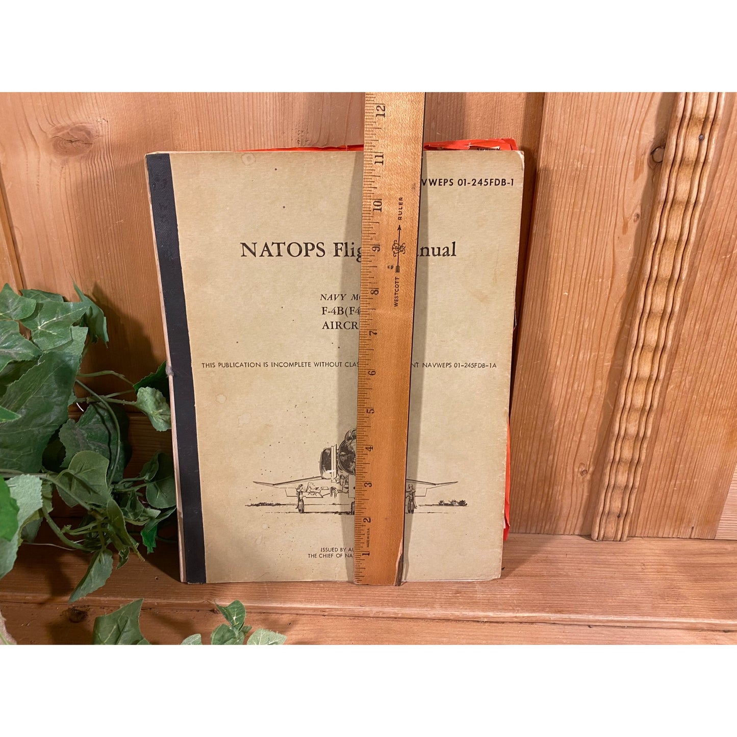 Vintage NATOPS Flight Manual | 1964 | NAVWEPS | Model F-4B (F4H-1) Naval Aircraft | US Navy Manual | Vietnam Conflict | War Memorabilia