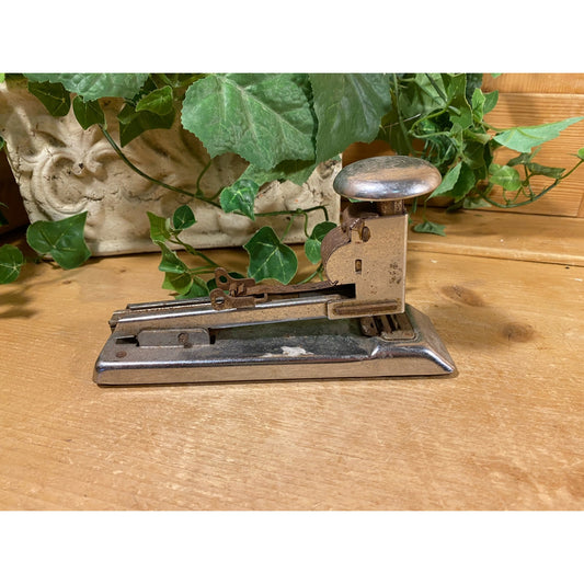 Vintage Metal Pilot Stapler | Industrial Office Decor | Midcentury Modern Office Decor | Vintage Metal Desk Decor | MCM Decor