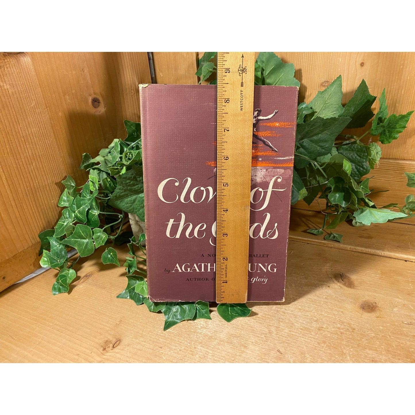 Vintage Book: Clown of the Gods | 1954 | First Edition | Agatha Young | Fiction Novel | Hardcover Book | A Novel of Ballet | First Printing