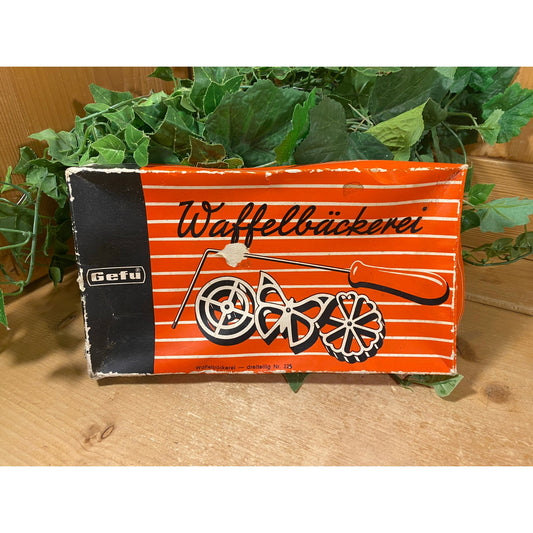 Vintage Rosette Iron with Interchangeable Designs | Waffelbackerei | Butterfly, Hearts, Circle | Gefu | Scandinavian Cookies | Cottagecore