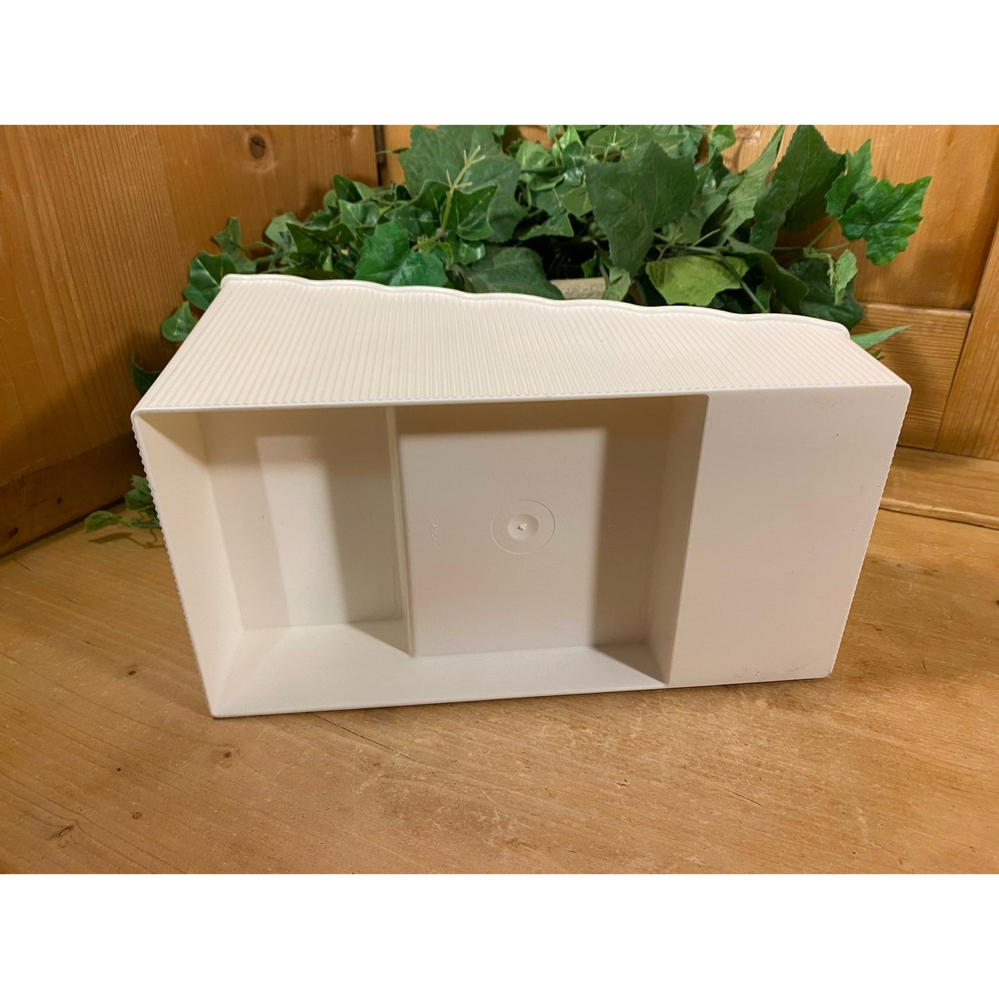 Vintage White Tupperware 3-Tier Spice Holder | Plastic Spice Organizer Shelf | Midcentury Modern | 1970s Kitchen | Tupperware Spice Rack