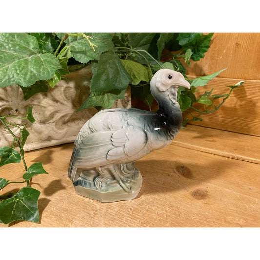Vintage Ceramic Turkey Coin Bank | Rustic Farmhouse Shelf Decor | Thanksgiving Shelf Decor | Turkeys | Porcelain Turkey Figurine
