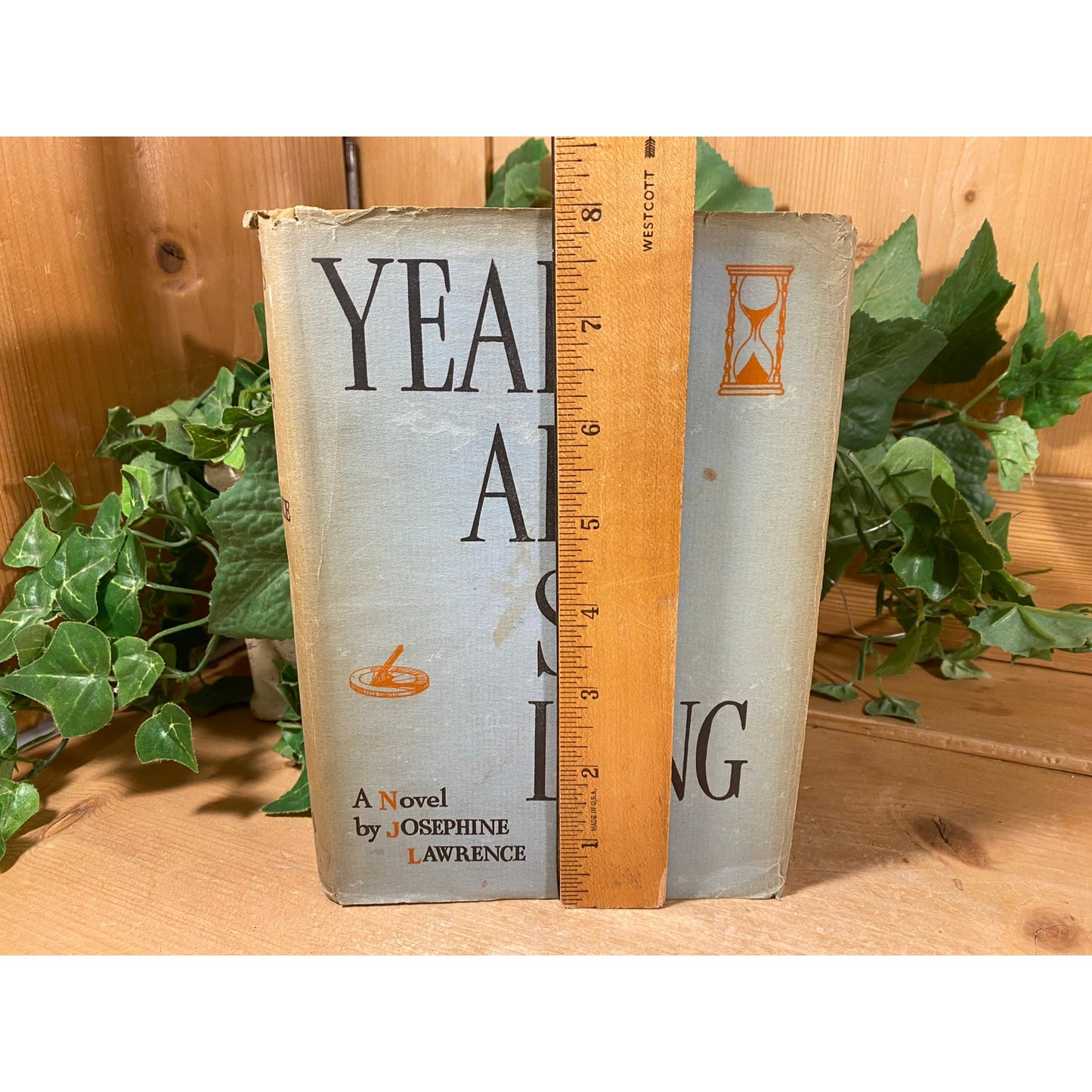 Vintage Book: Years Are So Long I Dare Not | Josephine Lawrence | 1934 | Fiction Novel | Hardcover Book | Hardships of Elderly Couple