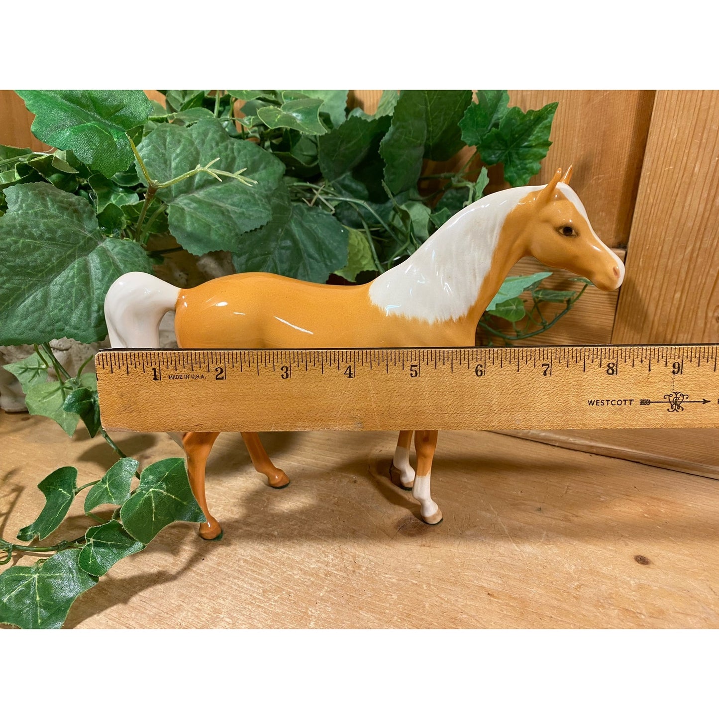 Vintage Beswick Xayal Arab Stallion | Gloss Palamino by Arthur Gredington | Made In England | Collectible Arabian Horse Figurine | Farmhouse