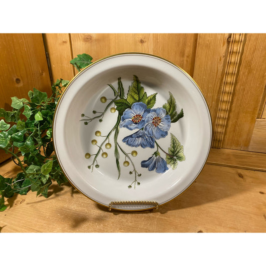 Vintage Spode Pie Plate | Stafford Flowers | Oven-To-Tableware Cooking + Serving Dish | Made In England | Sida & Acacia | Cottagecore Dish