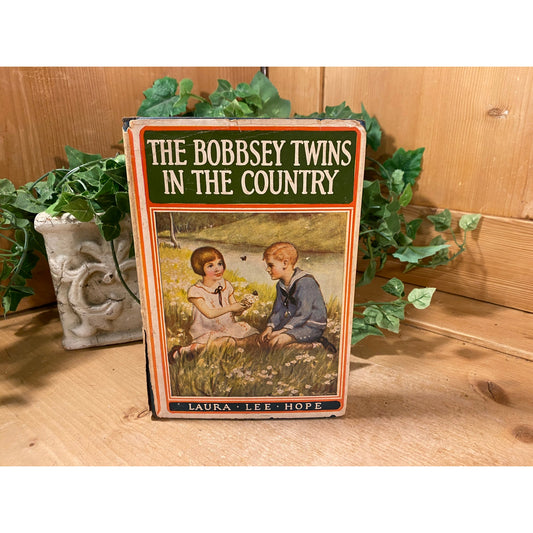 Vintage Book: The Bobbsey Twins In The Country | Laura Lee Hope | Young Adult Novel | Hardcover Book | 1950s Adventures of The Bobbsey Twins