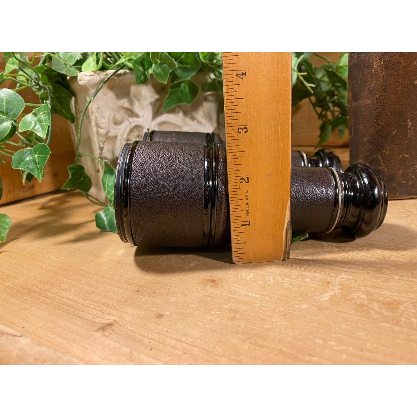 Vintage Black Binoculars with Leather Case | Verdi Paris | Bird Watching | Long Distance Viewing | Hunting | Camping | Opera | Ballgames