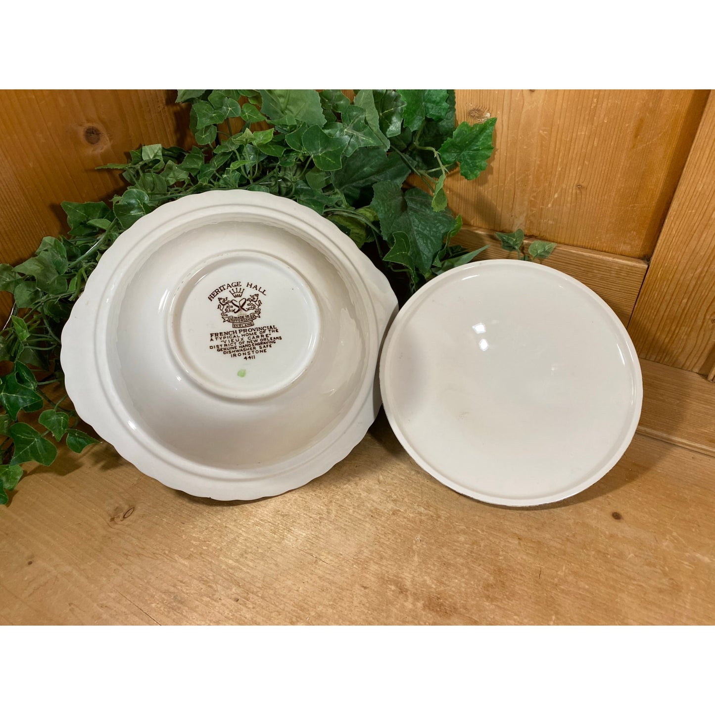 Vintage Brown Transferware Ironstone Covered Dish | Johnson Brothers | Heritage Hall | Made In England | Farmhouse | Vegetable Bowl with Lid