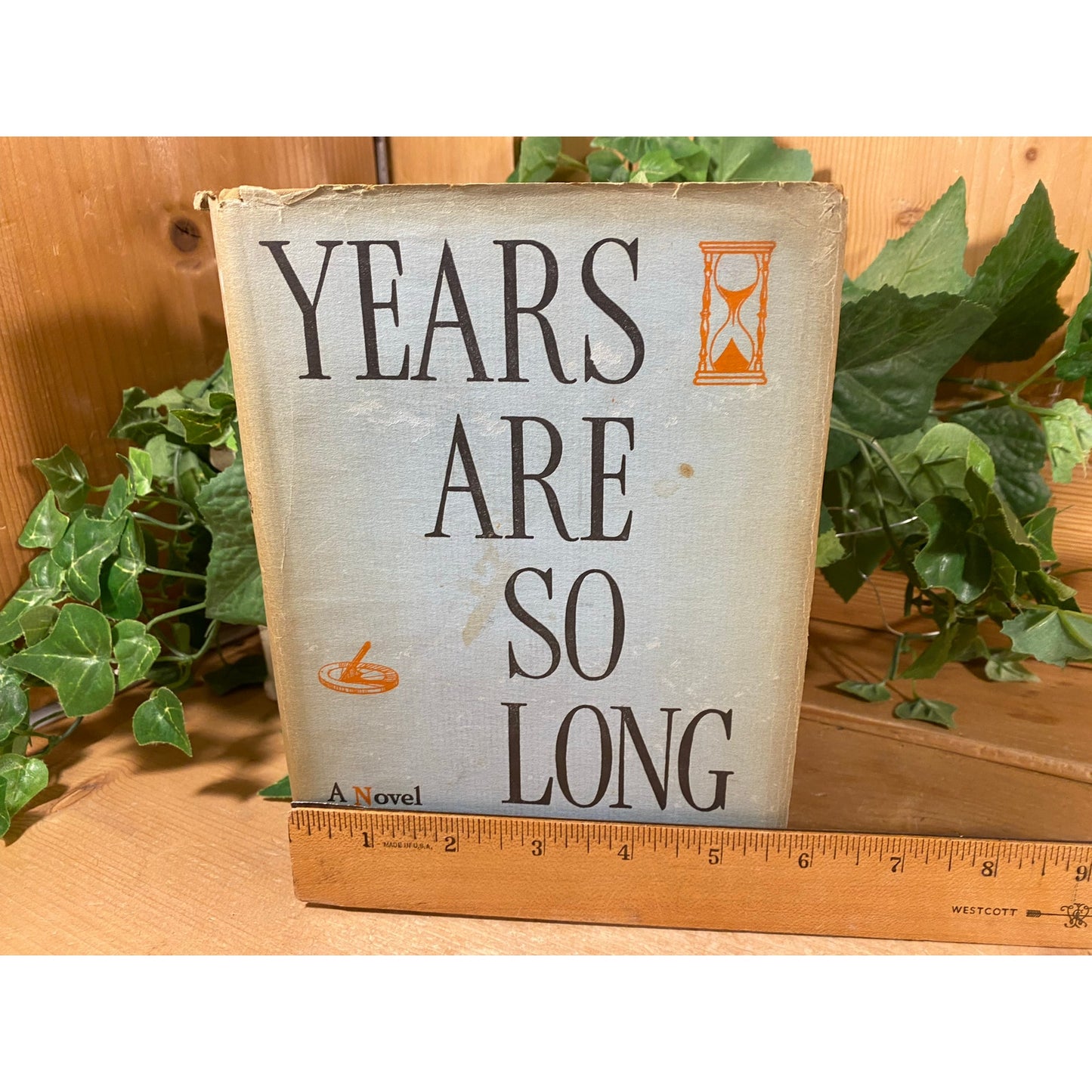 Vintage Book: Years Are So Long I Dare Not | Josephine Lawrence | 1934 | Fiction Novel | Hardcover Book | Hardships of Elderly Couple
