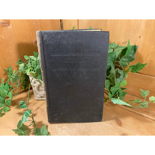 Vintage Book: Design and Cost Estimating Of All Types Of Merchant and Passenger Ships | 1948 | Hardcover | Alexander Kari  | Nautical Decor