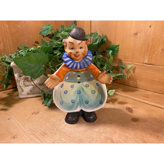 Vintage Ceramic Clown Trinket Dish | Lipper & Man | Made In Japan | Midcentury Modern Shelf Decor | Clowns | Painted Clown Candy Dish