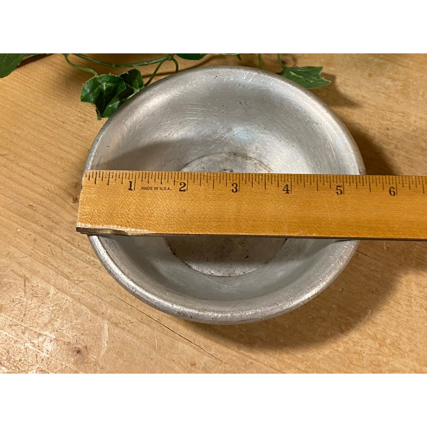 Vintage Metal Basin from Kuwait | Metal Mixing/Serving/Washing Bowl | Kuwait In English/Arabic | Middle East | Desert Storm | Academia