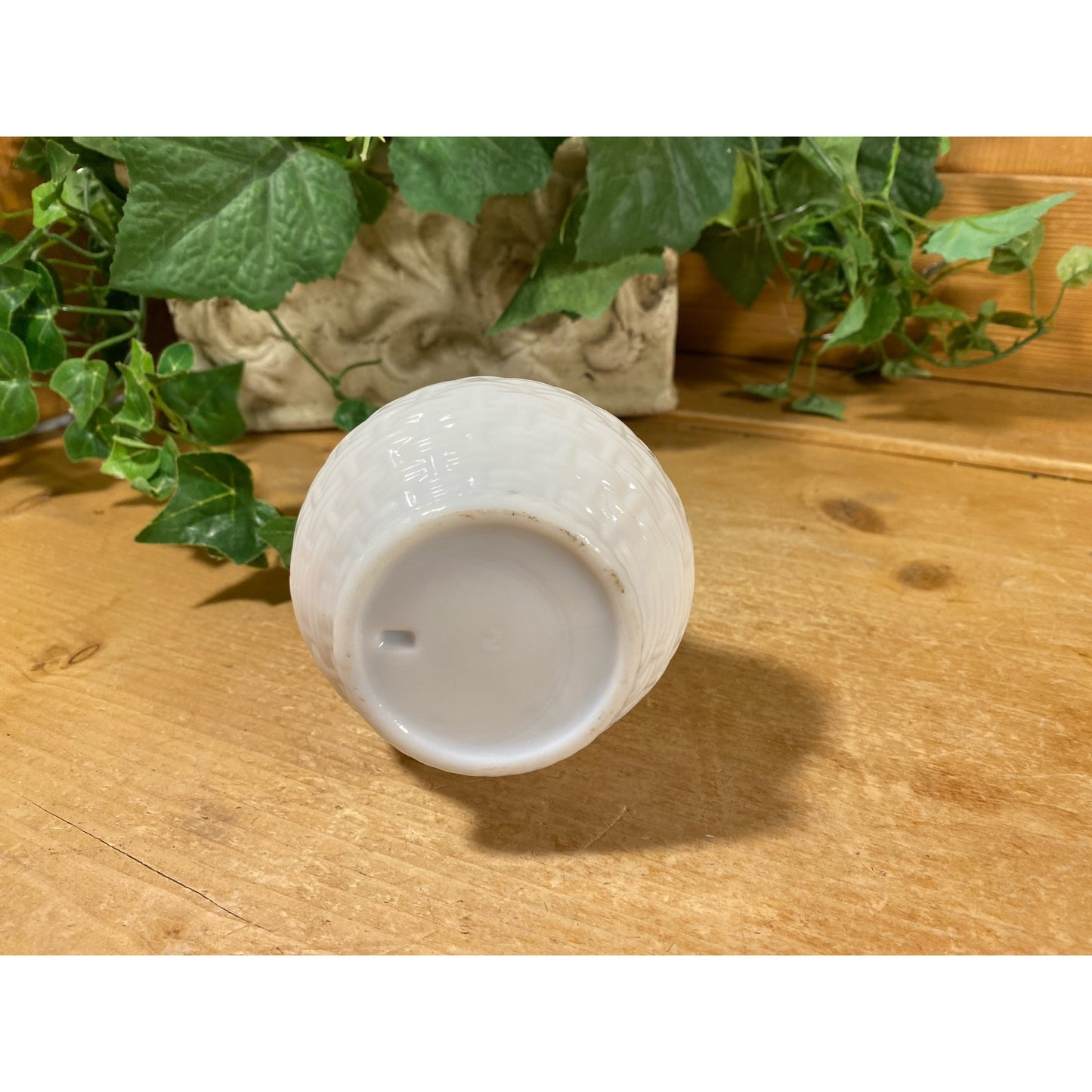 Vintage White Hobnail Glass Jergens Lotion Bottle with Pump | Midcentury Modern Bathroom Decor | White Genie-Style Bottle | Vanity Decor