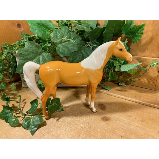 Vintage Beswick Xayal Arab Stallion | Gloss Palamino by Arthur Gredington | Made In England | Collectible Arabian Horse Figurine | Farmhouse
