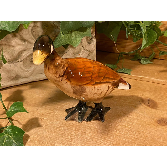 Vintage Porcelain Canada Goose Figurine | Forestcore Shelf Decor | Rustic Farmhouse Shelf Decor | Ceramic Duck Figurine